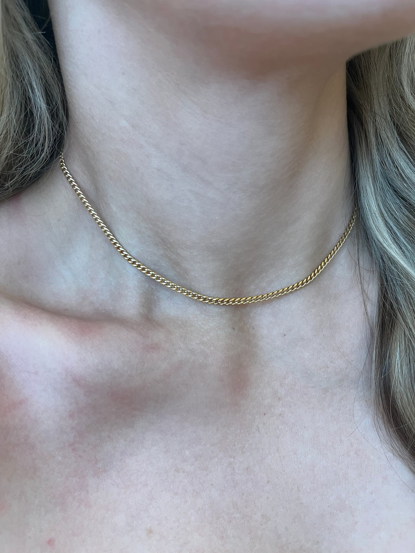 Rylee Dainty Curb Necklace